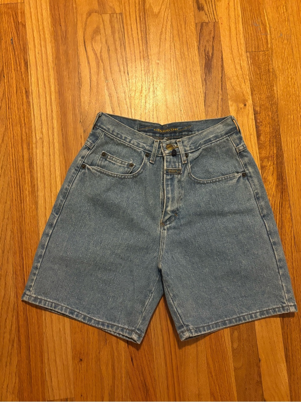 Marithe Francois Girbaud Light Blue Denim Jean Shorts